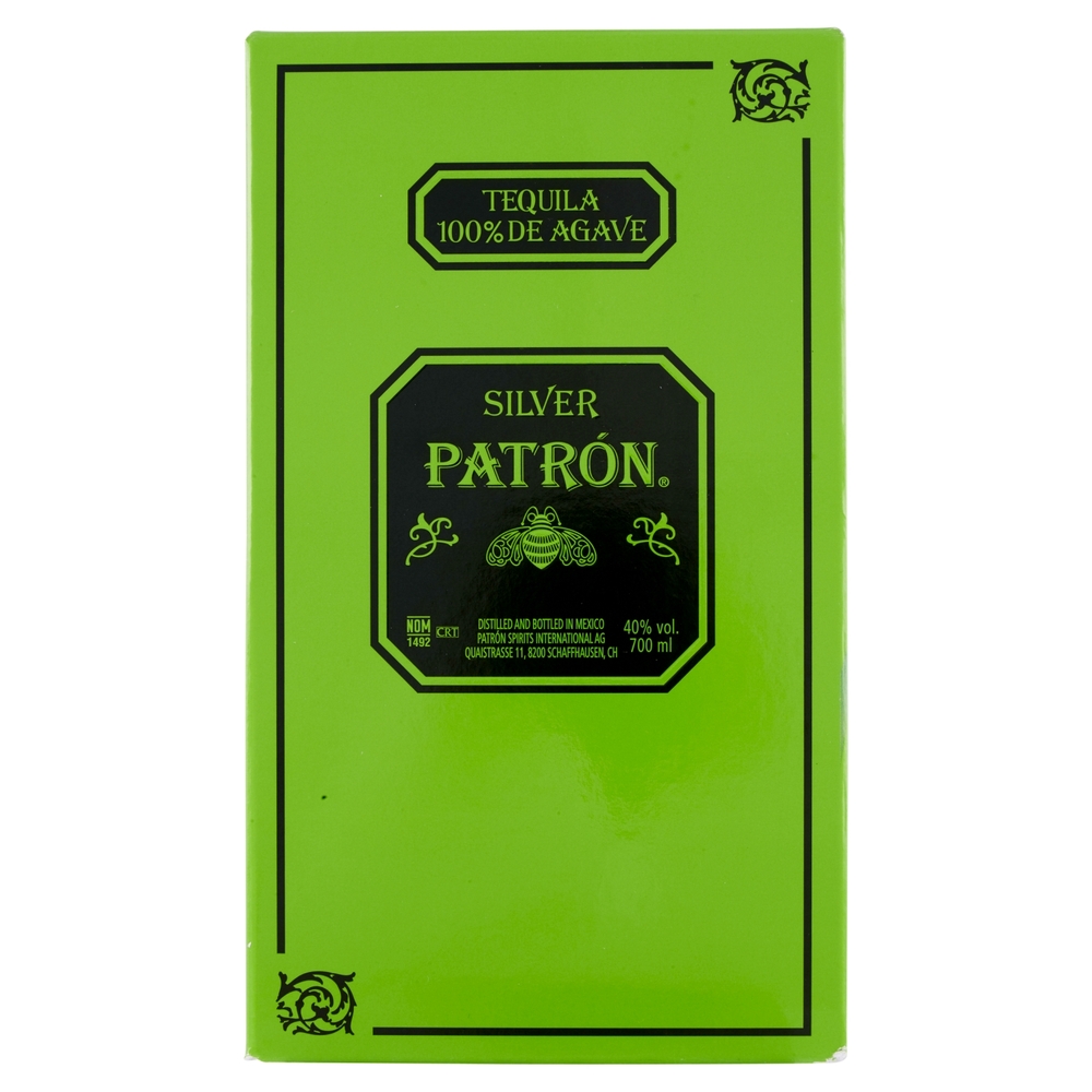 Silver Patrón Tequila 100% de Agave 700 ml