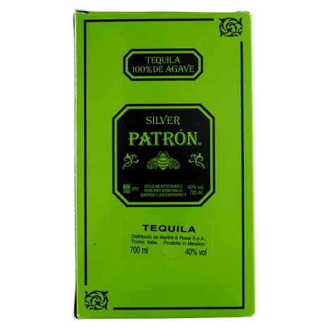 Silver Patrón Tequila 100% de Agave 700 ml
