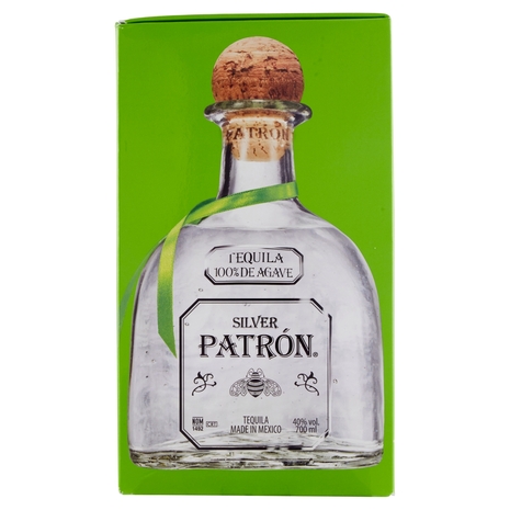 Silver Patrón Tequila 100% de Agave 700 ml