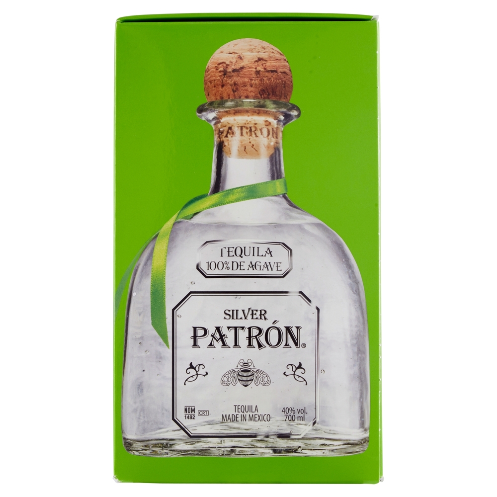 Silver Patrón Tequila 100% de Agave 700 ml