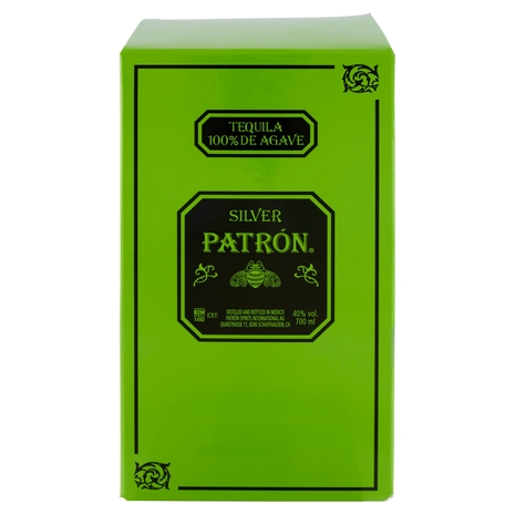 Silver Patrón Tequila 100% de Agave 700 ml
