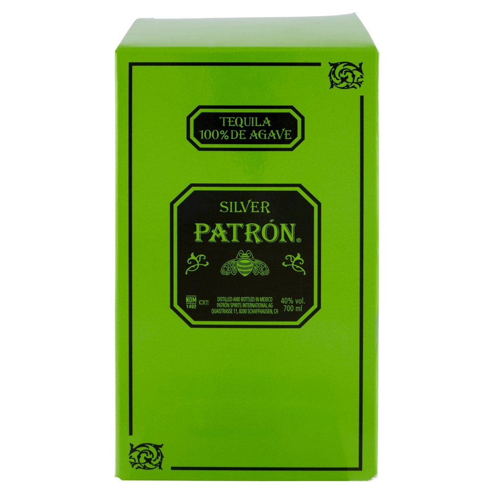 Silver Patrón Tequila 100% de Agave 700 ml