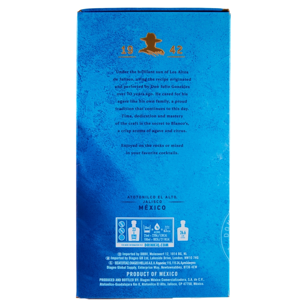 Don Julio Tequila Blanco 700 ml