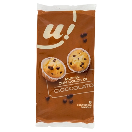 Muffin con Gocce di Cioccolato U!
