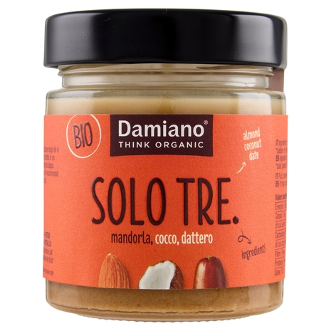 Damiano Bio Solo Tre. mandorla, cocco, dattero 180 g