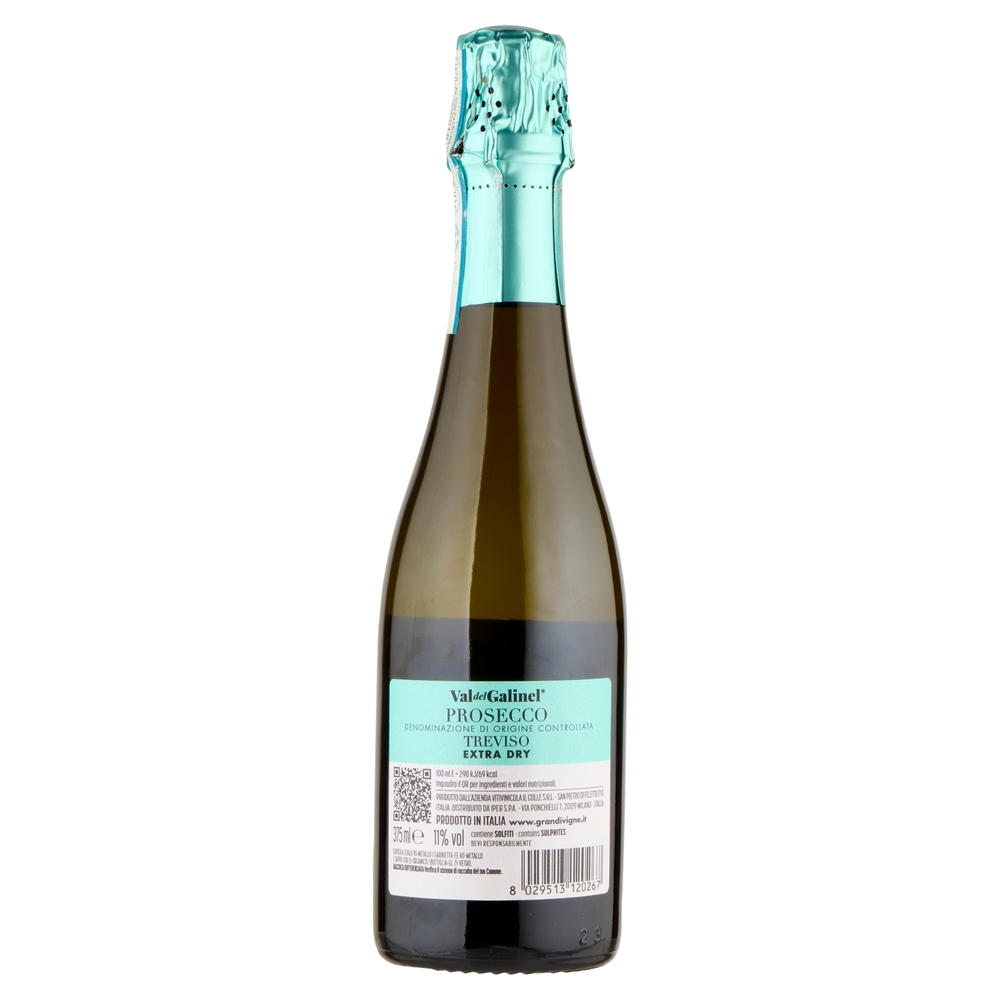 Grandi Vigne Val del Galinel Prosecco DOC Treviso Extra Dry 375 ml