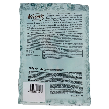 Witor's Bridgerton Diamond Biscuit Praline al Latte 180 g