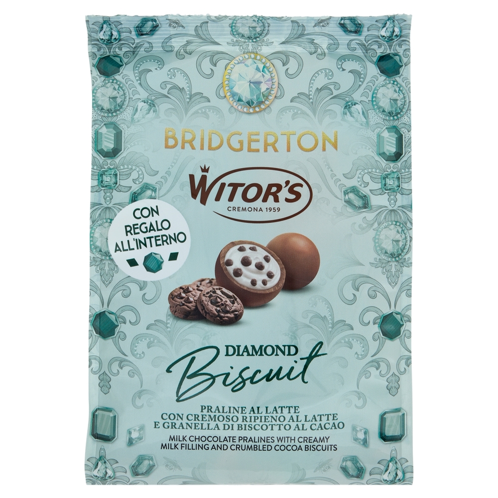 Witor's Bridgerton Diamond Biscuit Praline al Latte 180 g