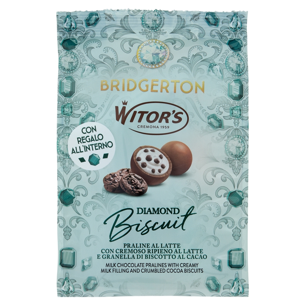 Witor's Bridgerton Diamond Biscuit Praline al Latte 180 g