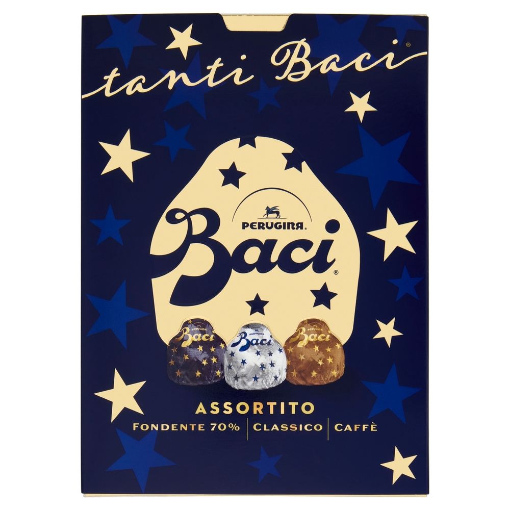 BACI PERUGINA Tanti Baci Cioccolatini Assortiti Scatola Regalo Fondente 325g