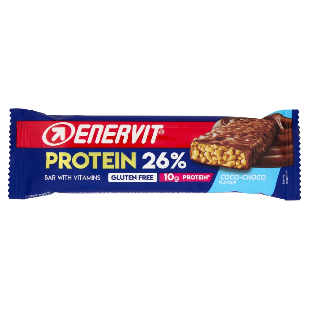 Enervit Protein 26% Bar with Vitamins Coco-Choco Flavour 40 g