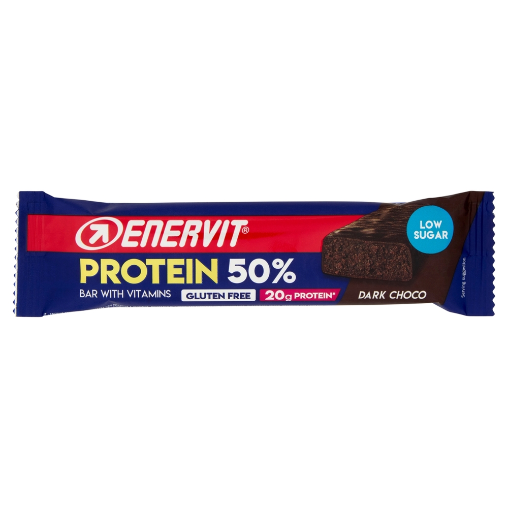 Enervit Protein 50% Bar with Vitamins Dark Choco 40 g