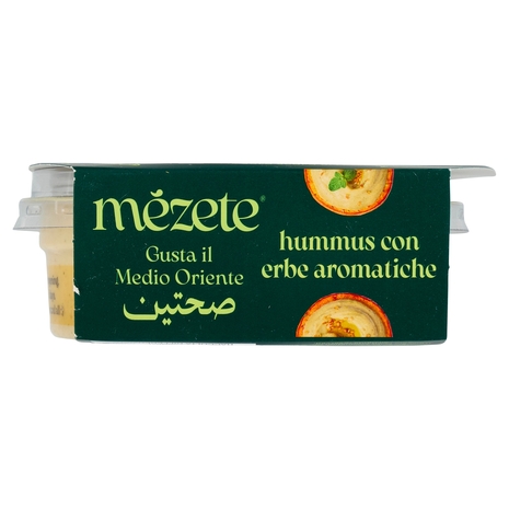 mézete hummus con erbe aromatiche 215 g