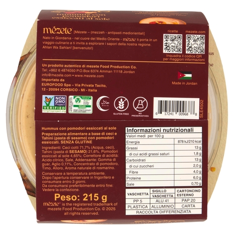 mèzete Gourmet Hummus 215 g