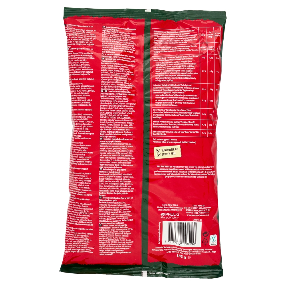 Santa Maria Cheese Jalapeno 185 g