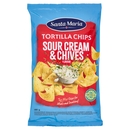 Santa Maria Tortilla Chips Sour Cream & Chives Flavour 185 g