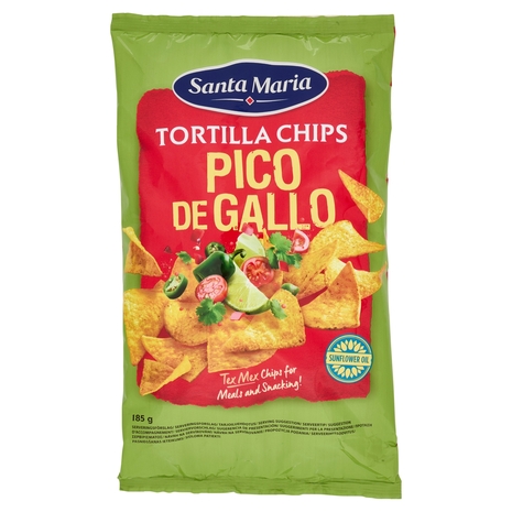 Santa Maria Tortilla Chips Pico de Gallo 185 g