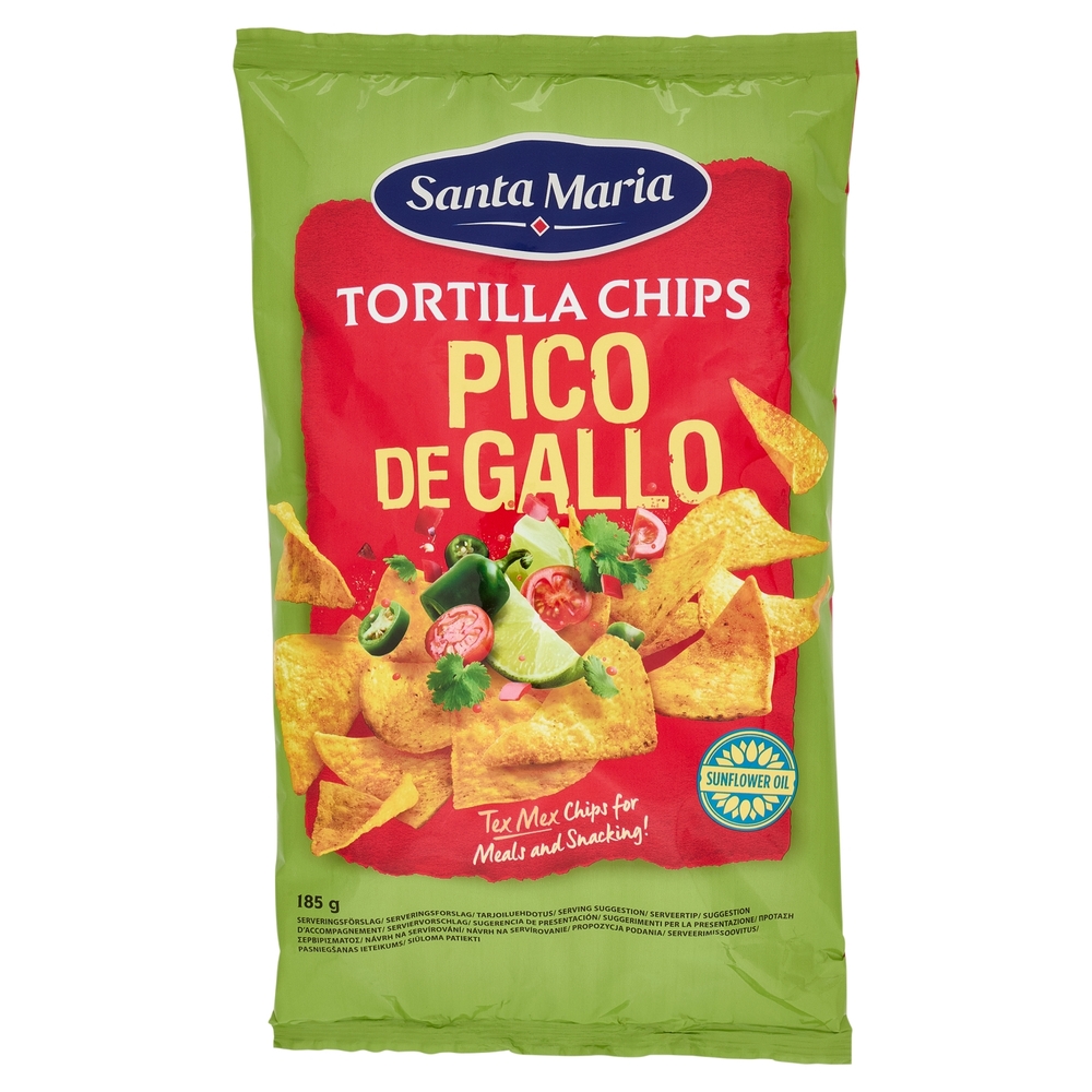 Santa Maria Tortilla Chips Pico de Gallo 185 g