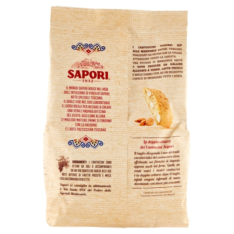 Sapori Cantuccini Toscani IGP alle Mandorle 600 g