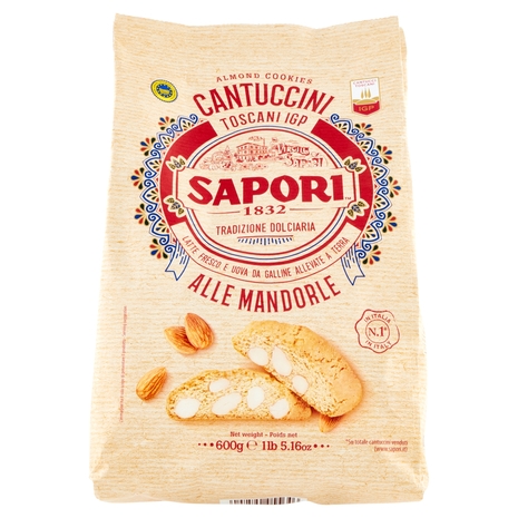 Sapori Cantuccini Toscani IGP alle Mandorle 600 g