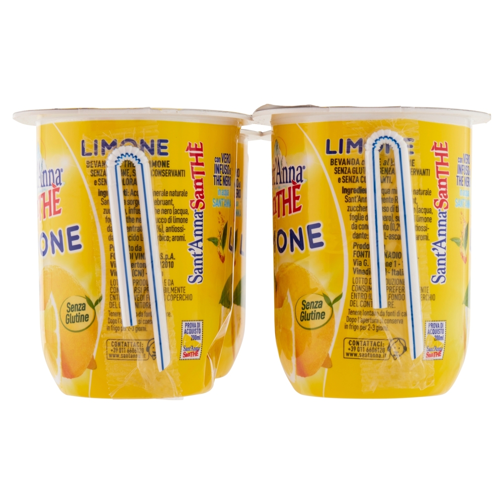 SanThè Sant'Anna Limone 4 x 200 ml