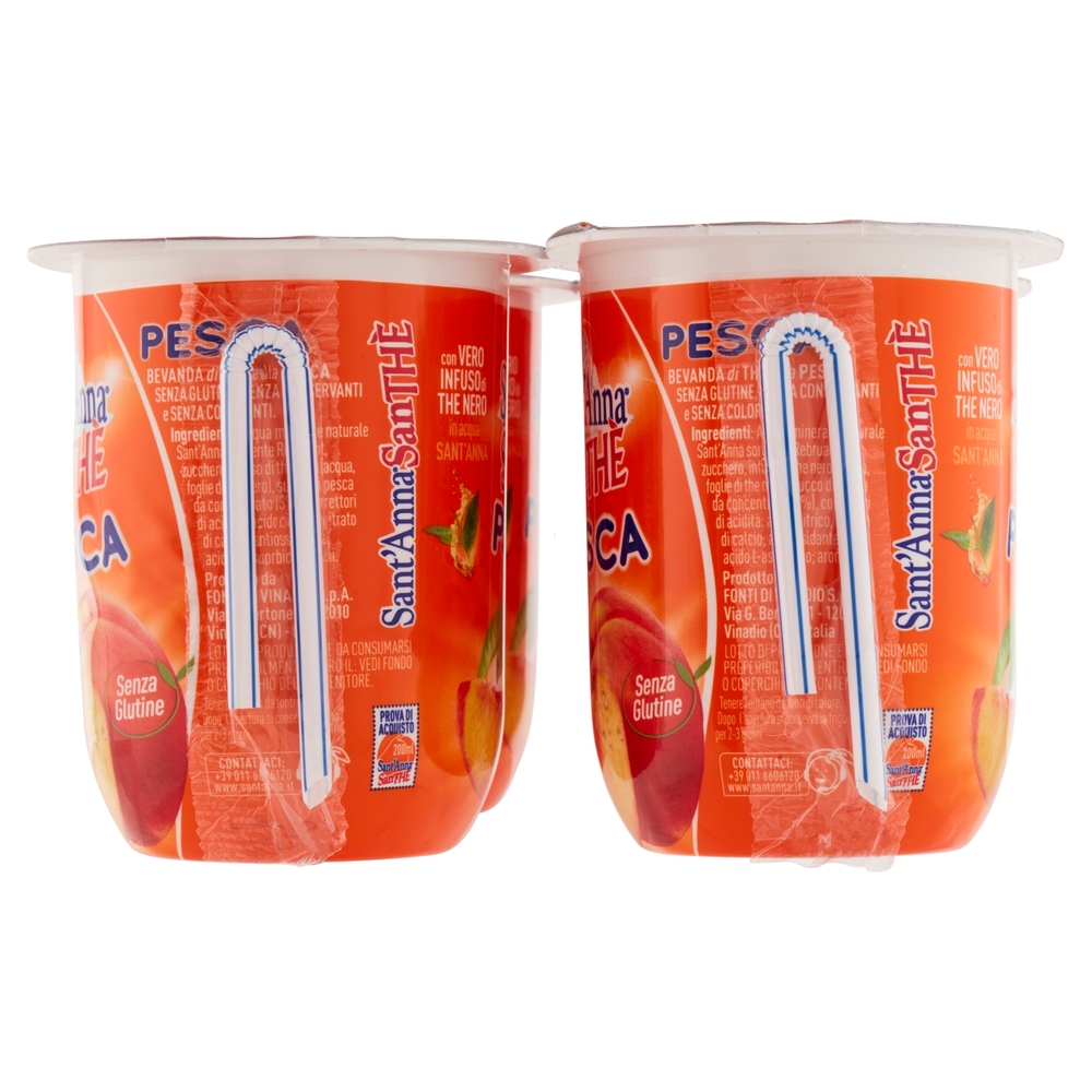SanThè Sant'Anna Pesca 4 x 200 ml