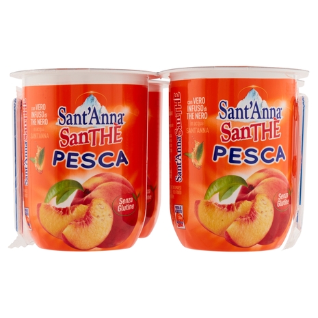 SanThè Sant'Anna Pesca 4 x 200 ml
