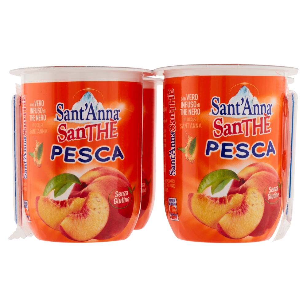 SanThè Sant'Anna Pesca 4 x 200 ml