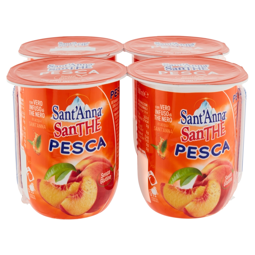 SanThè Sant'Anna Pesca 4 x 200 ml