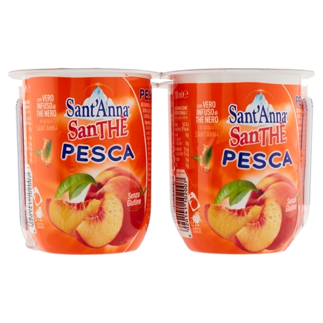 SanThè Sant'Anna Pesca 4 x 200 ml