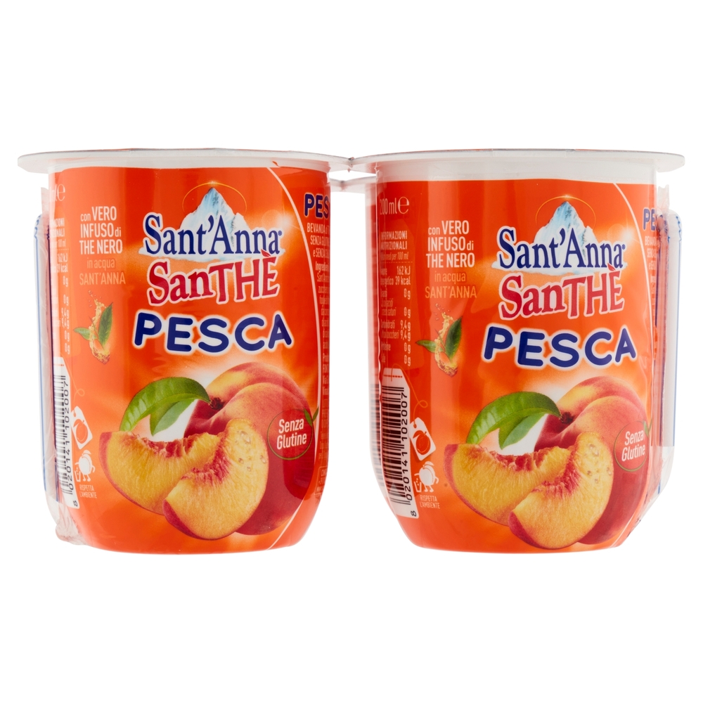 SanThè Sant'Anna Pesca 4 x 200 ml