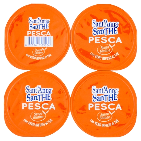 SanThè Sant'Anna Pesca 4 x 200 ml