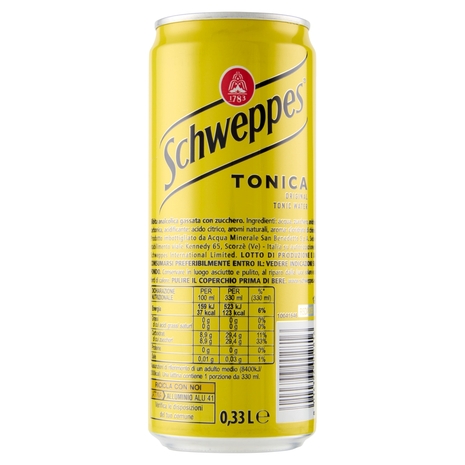 Schweppes Tonica ttina sleek 0,33 L