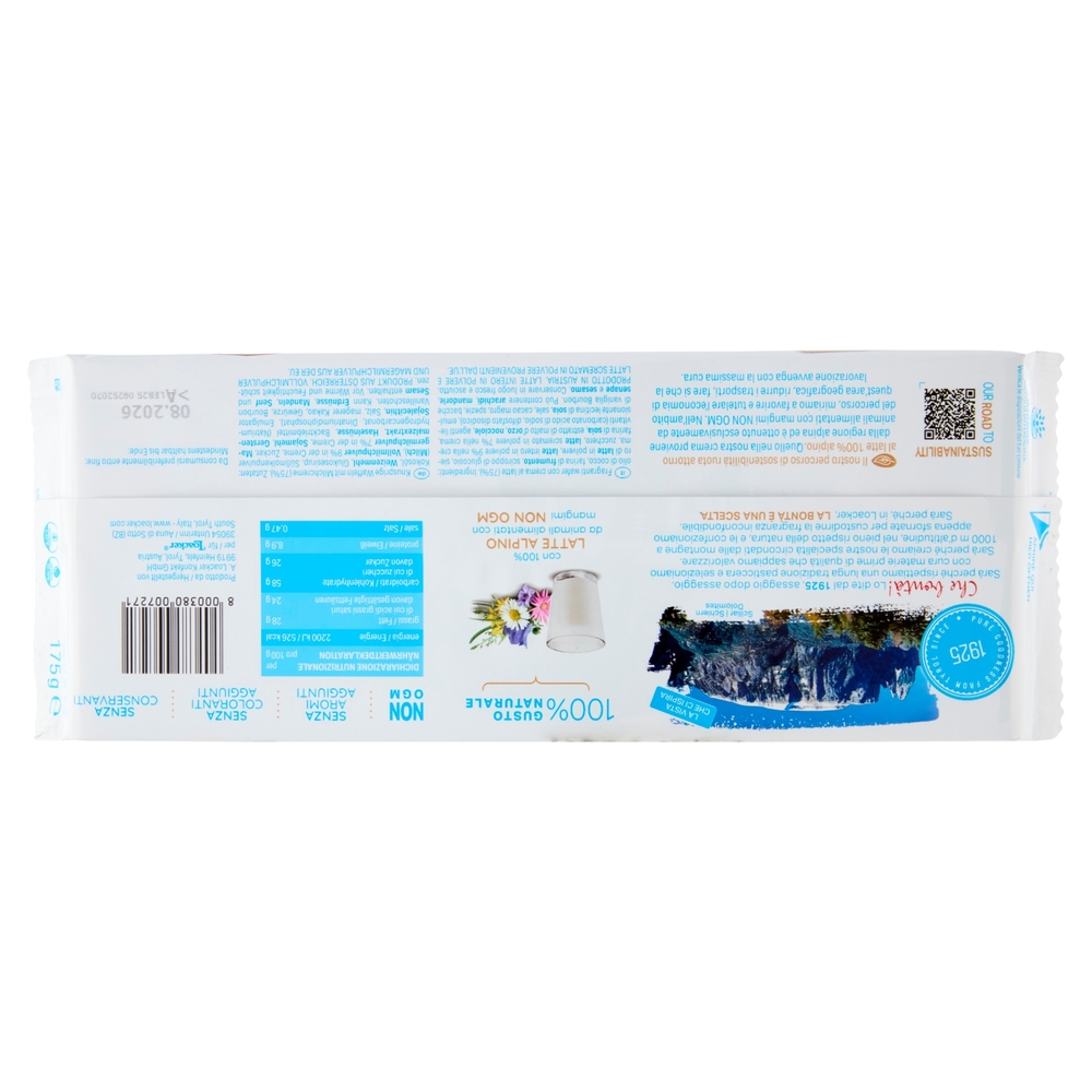 Loacker Classic Alpine Milk Wafer con crema al Latte Alpino non OGM Wafers 175g