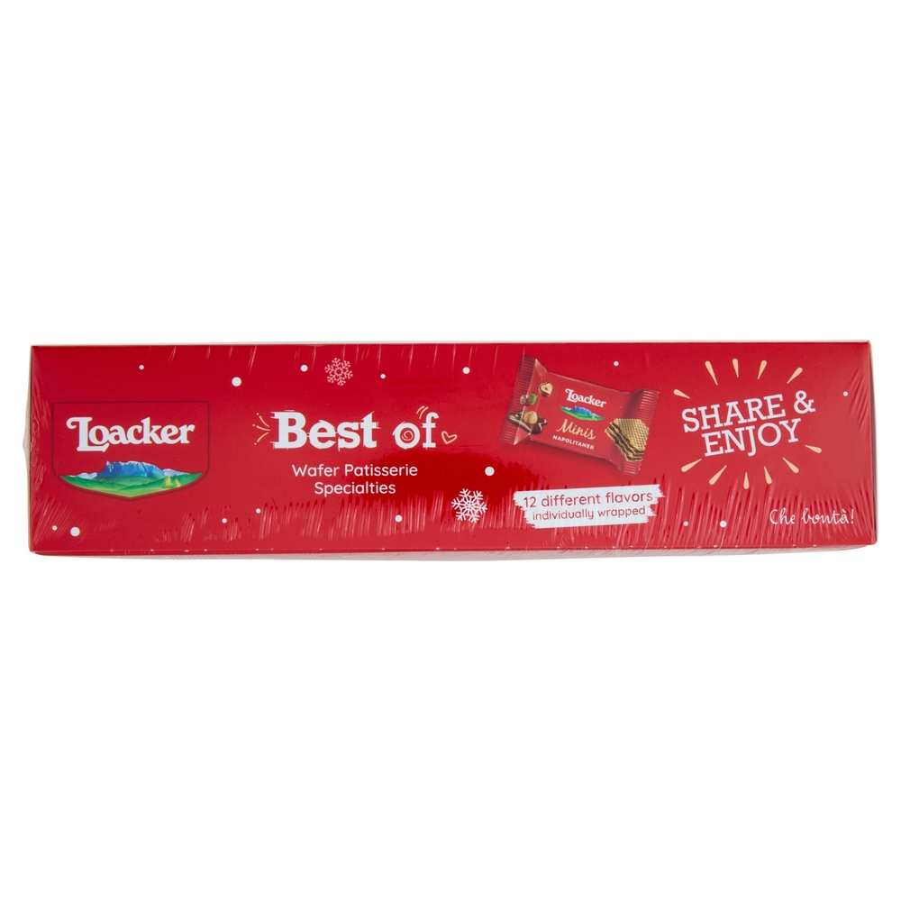 Loacker Best of Moments Winter Wafer e Cioccolato Assortiti Scatola Regalo Wafers 400g