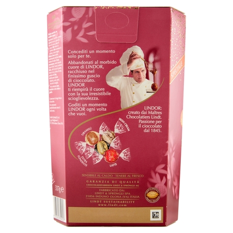 Lindt Lindor Cioccolatini assortiti Scatola limited edition Natale 337 g