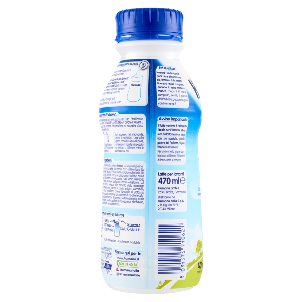 Humana 1 Latte per Lattanti 470 ml