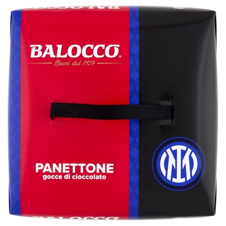 Balocco Panettone gocce di cioccolato Inter 500 g