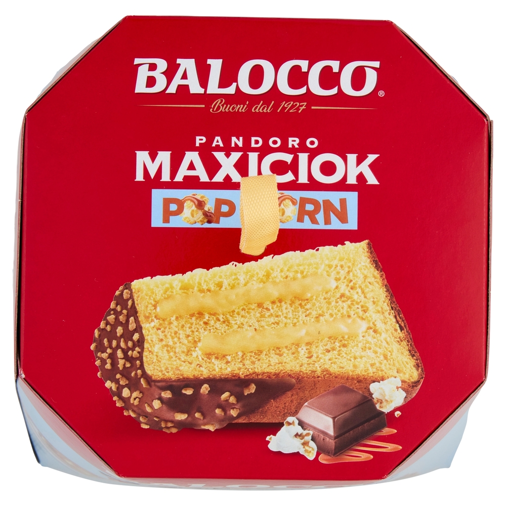 Balocco Pandoro Maxiciok Pop Corn 800 g