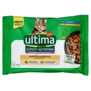 ultima Expert Nutrition Cat Sterilizzati Appetito Difficile con Tonno, con Pollo in Salsa 4 x 70 g