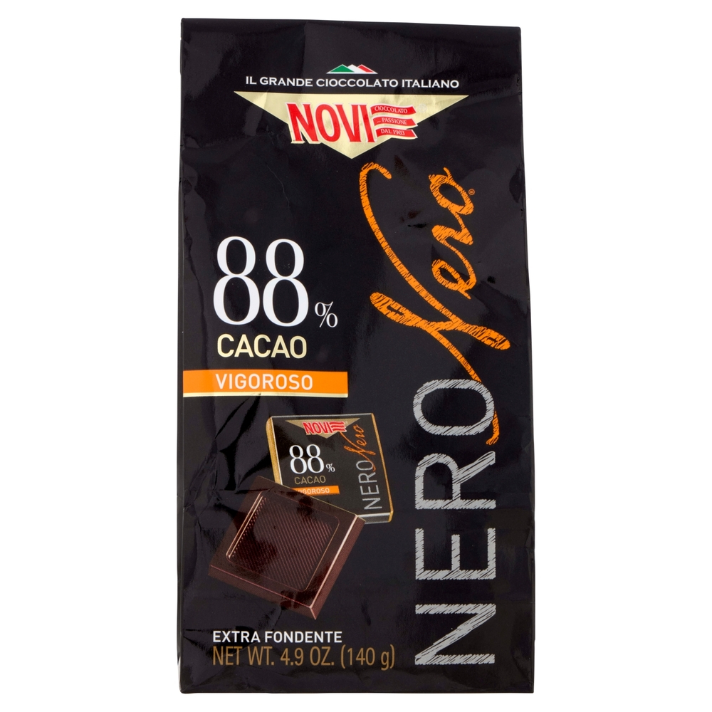 Novi NeroNero 88% Cacao Vigoroso Extra Fondente 140 g
