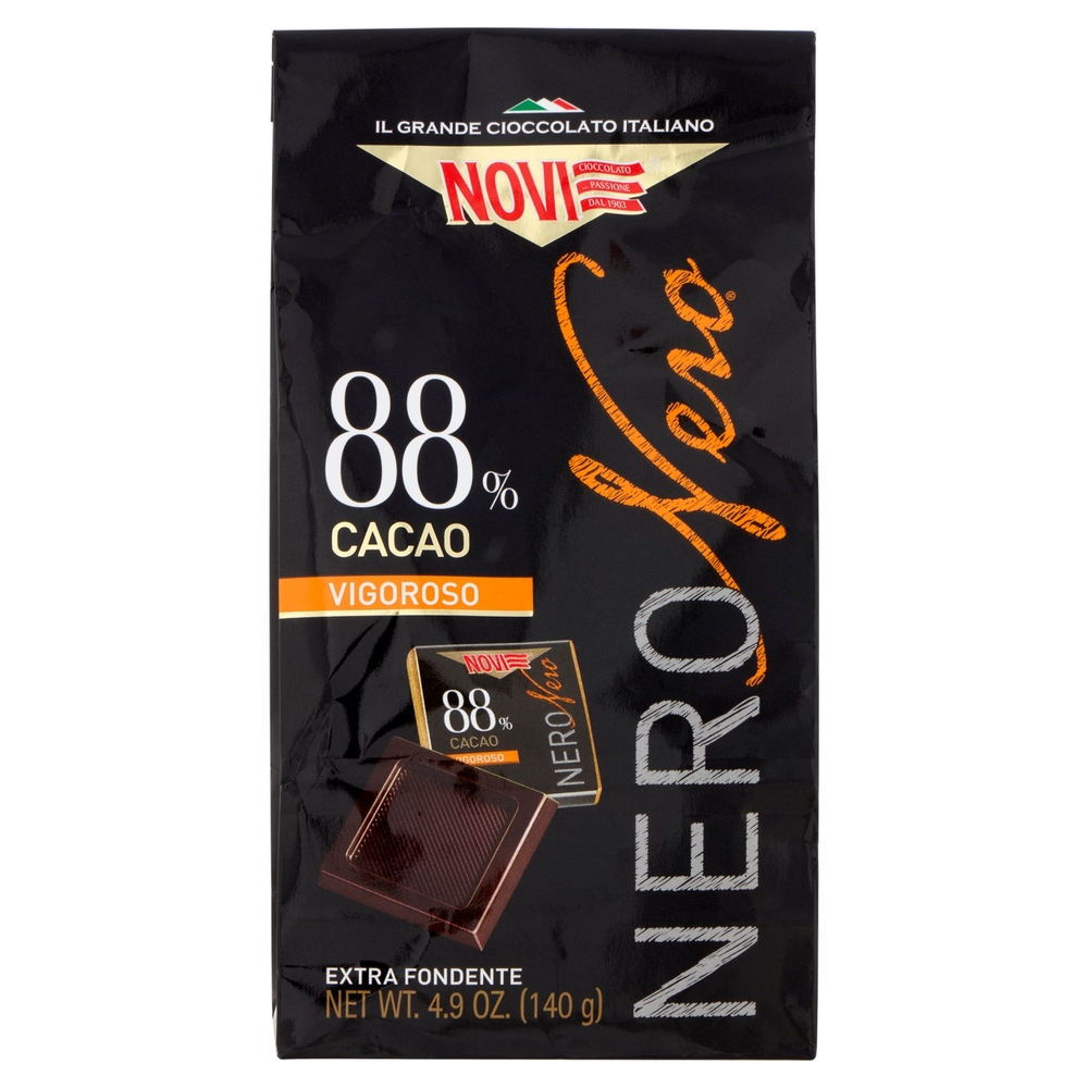 Novi NeroNero 88% Cacao Vigoroso Extra Fondente 140 g