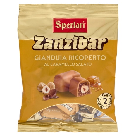 Sperlari Zanzibar gianduia ricoperto al Caramel Dorè Salato 117 g