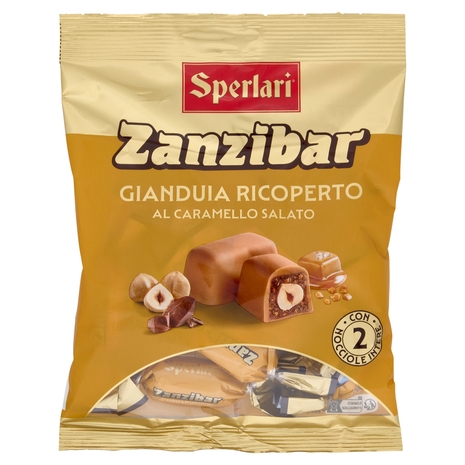 Sperlari Zanzibar gianduia ricoperto al Caramel Dorè Salato 117 g