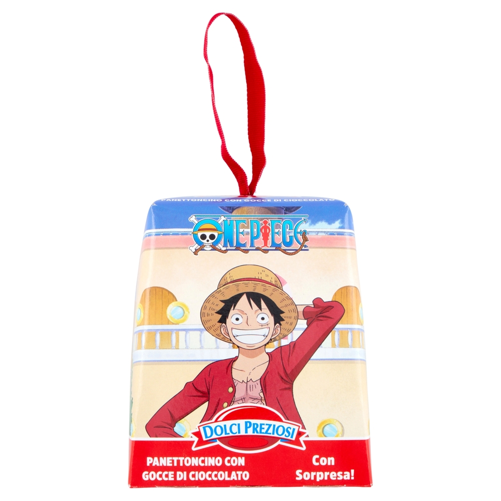 Dolci Preziosi Panettoncino con Gocce di Cioccolato One Piece 100 g