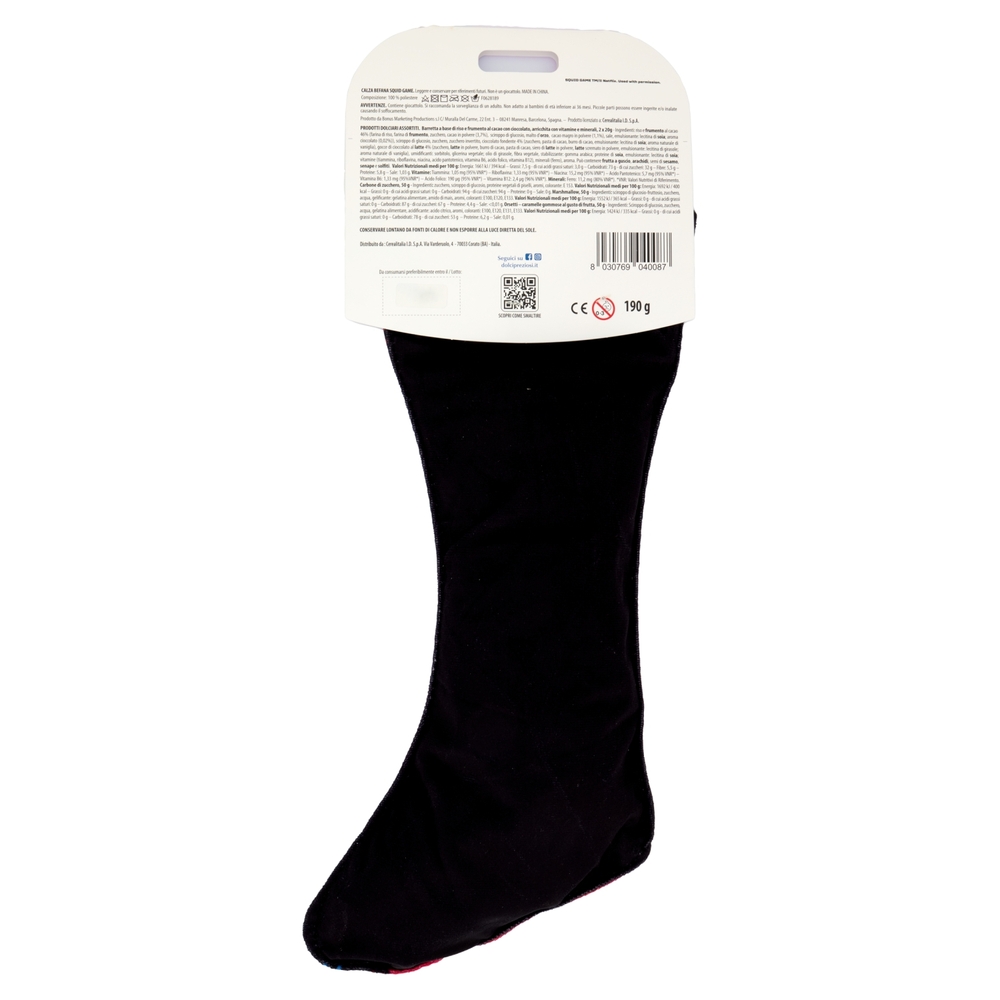 Dolci Preziosi Calza Squid Game 190 g