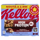 Kellogg's High Protein 25% Mandorle e Cioccolato Fondente 4 x 35 g