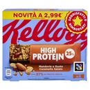 Kellogg's High Protein 25% Mandorle e Gusto Caramello Salato 4 x 35 g