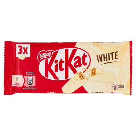 KITKAT White Wafer con copertura Bianca 3 Snack da 41,5g