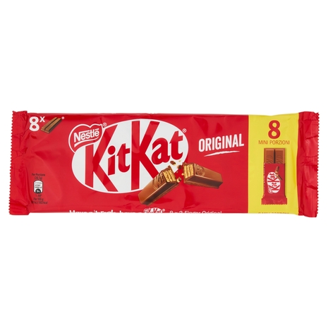 KITKAT Classic Wafer ricoperto di Cioccolato al Latte 8 Snack da 20,7g